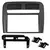 MOLDURA 2 DIN FIAT PUNTO 08/12- PIANO PRETO PROTEÇÃO UV- COD 3331 (78982535047 - comprar online