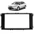 MOLDURA 2 DIN FORD FOCUS HATCH/SEDAN - COR: PRETO (7898253495529) na internet