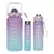 Kit 3 Garrafa Água Galão 2l Squeeze Academia Escola Antivaza (1055) - comprar online