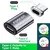 Carregador Micro USB Tipo C Conector Magnético, 3 em 1 Conversor de Carregament