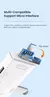 Leitor de cartão de memória Elough-Smart, 6 em 1, OTG, Tipo C, Micro SD, Flash - lojadoale