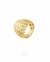 Anel Stitch Dourado Texturizado