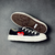 Converse X Comme Des Garçons Play Chuck 70 Low Preto na internet