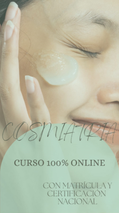 CURSO COSMIATRA Y COSMETOLOGÍA
