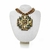 Cruz Andina M dourado com verde