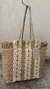 Bolsa nude entrelaçada Hering com zíper