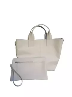 CARTERA BUENOS AIRES + SOBRE/NECESER NATURAL CON CIERRE - Berta Aguado