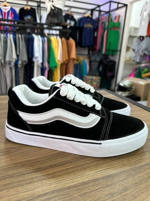Vans Knu Skool Preto Branco - comprar online