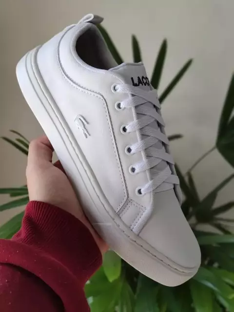 Sapatênis Lacoste Todo Branco - comprar online