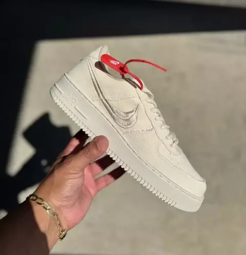 Nike Air Force Cremer Bordado - comprar online