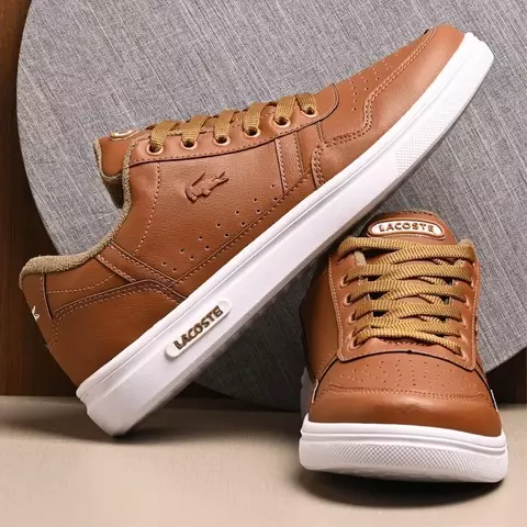 Sapatênis Lacoste CARAMELO - comprar online