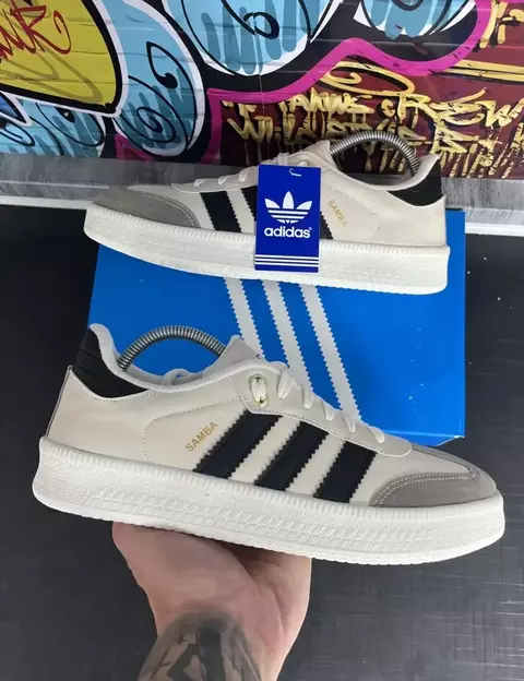 Adidas Sambaê Branco/Preto - comprar online