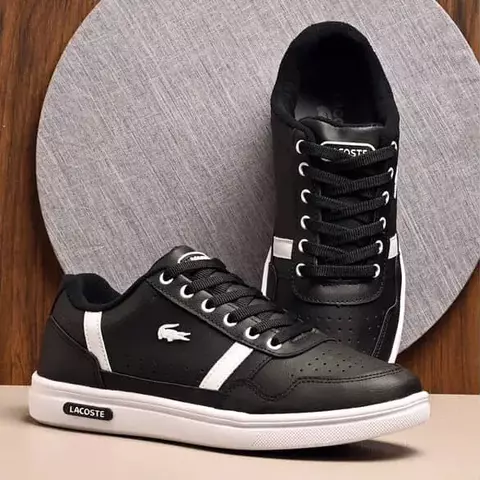 Sapatênis Lacoste Preto//Branco - comprar online