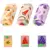 Gomas transparentes con frutas