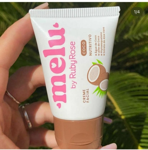 Creme facial de coco Melu