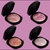 Marble Blush Carved Multifuncional Cintilante Coleção OBSIDIAN BY RUBY ROSE - comprar online