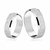 Aliança Compromisso Prata Diamantada 6mm com Pedra zirconia - comprar online