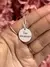 Colar De Prata Personalizado - Medalha - Fotogravação, Letras Ou Nomes
