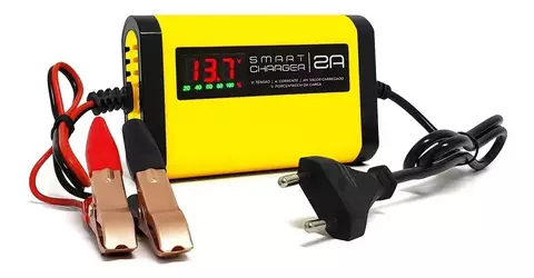 Carregador de bateria portátil carro moto jetsky barco