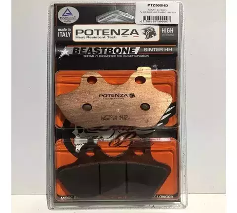 Pastilha freio PTZ500HD harley davidson road king classic