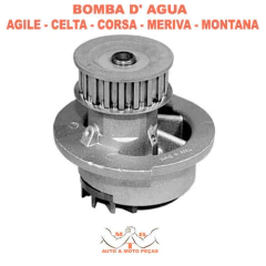 Bomba d' agua corsa celta prisma meriva montana agile cobalt - comprar online