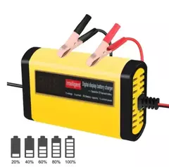 Carregador de bateria portátil carro moto jetsky barco - comprar online