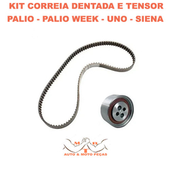 Kit correia dentada e tensor Palio Siena Palio Week Uno - MTB Auto Moto Peças
