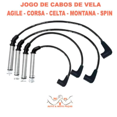 Jogo de Cabos de vela celta corsa meriva agile cobalt spin