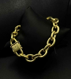 PULSEIRA CADEADO 10MM - 100% MOEDA ANTIGA.