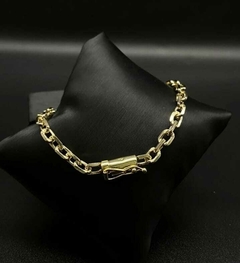 PULSEIRA CADEADO QUINA 6MM - 100% MOEDA ANTIGA - comprar online
