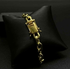 PULSEIRA CADEADO QUINA 8MM - 100% MOEDA ANTIGA - comprar online