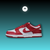 NIKE | NIKE DUNK SB LOW | VERMELHO/BRANCO