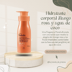Hidratante corporal Tododia Mango rosa y Agua de Coco