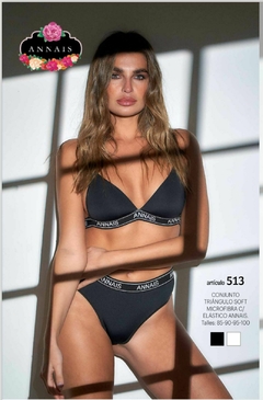 Conjunto triangulo Soft microfribra con elastico annais - ART 550 - comprar online
