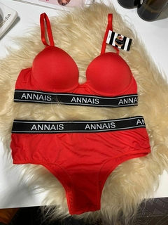 Conjunto Soft Con base microfribra y elastico annais - Articulo 561 [ROJO A CONSULTAR] - Annais Lenceria