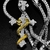 Conjunto Colgante Serpiente Cadena Tennis 2.5mm en internet