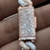 Imagen de Pulso Cubano Miami Two Tone 10 mm Doble Faceta