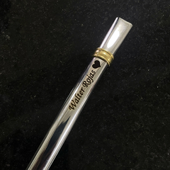 Bombilla chata + GRABADO - comprar online