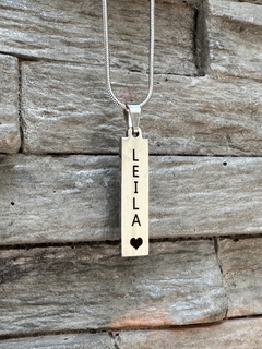 Cadena y dije personalizado - Guba