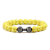 Pulseira de Pedra Natural Frisada para Homens e Mulheres, Pulseiras Clássicas, na internet