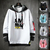 Moletom de manga comprido masculino, moda Harajuku, streetwear japonês, roupas - ShopySam