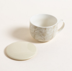 Tazon de Porcelana Jungle con Tapa - comprar online
