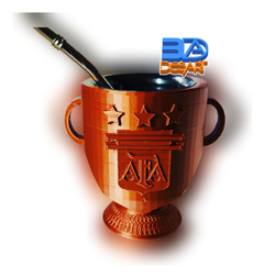 Mate Copita Messi Impresión 3d
