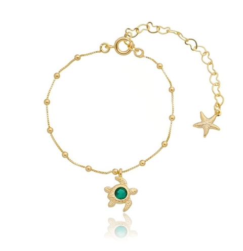 Pulseira infantil tartaruga