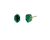 Brinco de Zircônia Oval Verde - comprar online