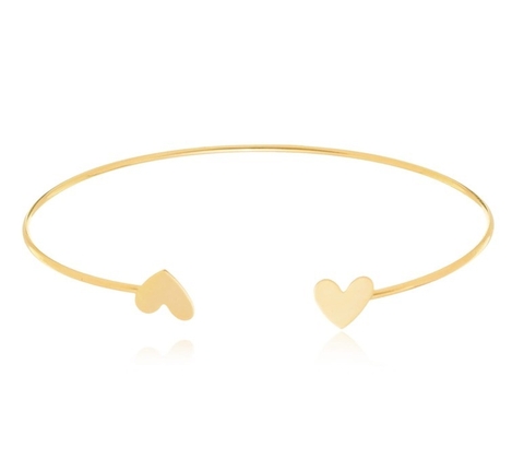 Bracelete Dois Corações