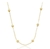 Colar de Bolinhas Banhado Ouro 18K 3,5 mm Espaçadas 40CM