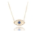 Colar Olho Grego Banhado a Ouro 18K