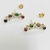 Brinco Ear Hook com Zircônias Coloridas Banhado a Ouro 18K na internet