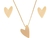 Conjunto Love Banhado a Ouro 18K